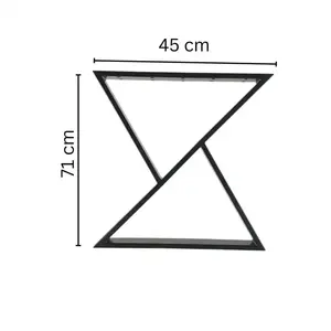 Patas de metal resistentes para mesas, escritorios y muebles, soporte moderno y fuerte para uso doméstico, de oficina, taller y comercial. - Product Image 4