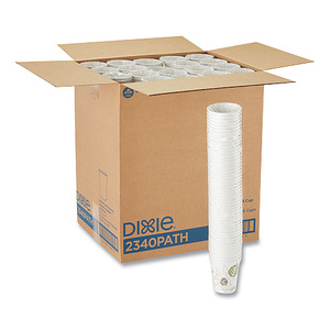 Gobelets en papier Dixie Pathways 10 oz 50/sleeve 20 sleeves/carton 1000 gobelets 2340PATH - Product Image 4