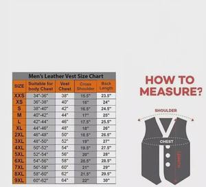 เสื้อกั๊กหนังแท้สีดำทำมือ สไตล์คาวบอยไบค์เกอร์ลำลองสำหรับฤดูหนาว คุณภาพพรีเมียม รุ่น Western Champ King - Product Image 6