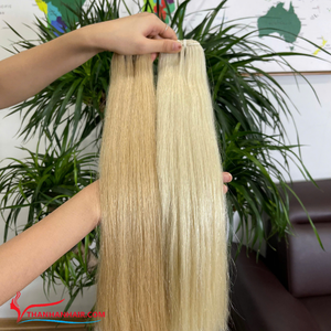 Extensions de cheveux de luxe Hairshop Color Weft, cheveux humains vietnamiens, cheveux naturels lisses, mèches - Product Image 1