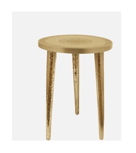 โต๊ะโลหะทรงกลมตกแต่งโต๊ะทรงกลมโต๊ะข้างแบบแฟนซีโต๊ะเหล็กคลาสสิกมีสไตล์ - Product Image 1