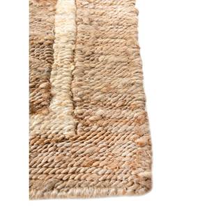 Tapis en jute et chanvre noué à la main Thyme Ivory PKJT-7003 à motif géométrique pour usage domestique - Product Image 4