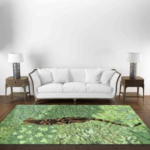 Tiger <b>Rug</b> Printed <b>Rug</b> - Modern Animal <b>Rug</b> for Office Decor,<b>Chenille</b> <b>Rug</b> - Product Image 4