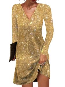 European American <b>Sequin</b> Beaded Tassel Sleeveless Vest V-Neck A-Line Chiffon Autumn Party Floor-Length Natural Waist Candy Color - Product Image 2