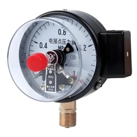 YXC Industrial Electric Contact Pressure Gauge DN15 All Copper Connection Smooth Surface 0.6-2.5Mpa 150mm Dial