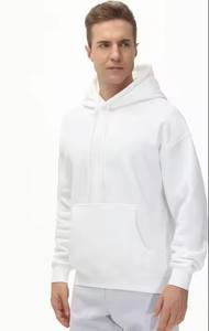 Sweats à capuche 100% coton imprimés personnalisés pour hommes doux et confortables sweats à capuche vierges Logo décontracté couleur unie hiver toutes les tailles disponibles - Product Image 4