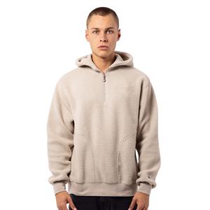 Clothing Manufacturer Men's <b>Sherpa</b> <b>Hoodie</b> Customized Men's Polar Fleece <b>Hoodie</b> Custom Logo Street Wear <b>Hoodie</b> for Men - Product Image 4