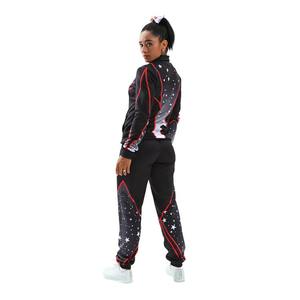 Chaqueta de Calentamiento para Equipos de Porristas, Personalizable con Logotipo, para Escuelas y Universidades, al por Mayor, OEM/ODM, Spandex/Poliéster - Product Image 2