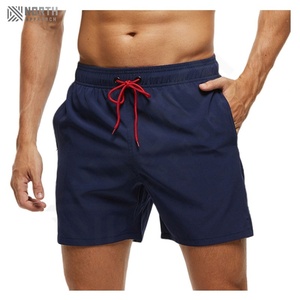 Pantalones Cortos Deportivos Ecológicos de Alta Calidad para Hombre, Transpirables, Casuales, para Entrenamiento, Correr, Cintura Elástica, Tinte Liso, para Hombre de Calle - Product Image 2