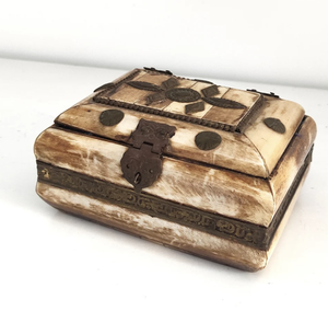 Meilleure qualité boîte à bijoux en incrustation d'os décor indien artisanat boîte-cadeau en bois boîtes de luxe de l'Inde par Tayyab Handicraft - Product Image 4