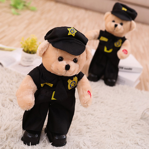 Police Bear Interactive Musical Bear Customization Logo Plush Toys <strong>Teddy</strong> Bear Stuffed Animal - Product Image 5