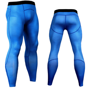 Ropa deportiva personalizada MMA de poliéster Spandex, mallas de compresión planas de 4 agujas para hombre, mallas largas, pantalones Anti-UV de secado rápido - Product Image 6