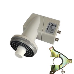 LNB à foyer principal universel de haute qualité sur bande KU, 0,1 dB, FTA, linéaire, pour antenne parabolique, double sortie - Product Image 1