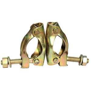 Collier de serrage pivotant en acier robuste pour échafaudage, 50×50 mm, coupleur pivotant pour tôle, conception industrielle, boulon en I en tailles 95 mm / 110 mm - Product Image 1