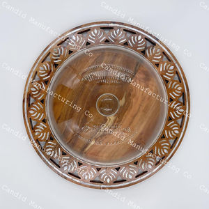 Bandeja de madera con incrustaciones de concha, con caja acrílica para servir, para casa, Hotel, madre de perlas, tapa, caja de chocolate - Product Image 3