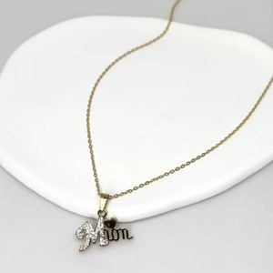 Verano esencial mujer minimalista Moonriver moda colgante Collar Cuentas de cobre Cadena de cobre Chapado en diamante - Product Image 1