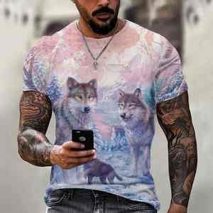 Venta al por mayor 100% algodón Hip-Hop camiseta de gran tamaño High Street American Streetwear largo estilo Casual a gran escala Puffs DTG estampado - Product Image 2