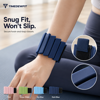 Bracelets lestés en fer avec logo personnalisé, poids unisexes en silicone pour poignets et chevilles 1 lb 2 lb, réglables, écologiques, prix de gros