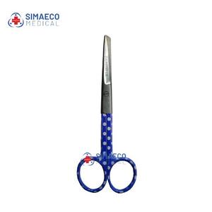 Nouvelle pince à artère couleur bleue Style à pois ciseaux de pansement médical et chirurgical impression de logo personnalisable OEM et ODM - Product Image 5