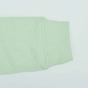 เสื้อฮู้ดมินต์สำหรับผู้หญิงเสื้อฮู้ดมีซิปสีพื้นเรียบ - Product Image 4