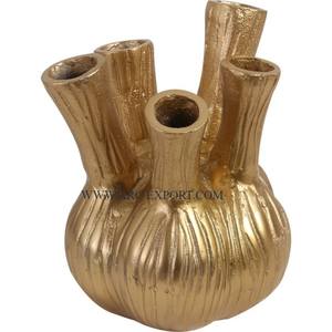 Florero de latón chapado en oro de aluminio de gran tamaño, atractivo diseño moderno para uso en interiores y exteriores, gran oferta de alta calidad - Product Image 5