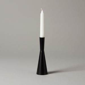 Candelabro Cónico Negro de Lujo Moderno, Decoración de Mesa de Metal Hecha a Mano, Iluminación Elegante para el Hogar, Hoteles y Fiestas, Venta al por Mayor - Product Image 1