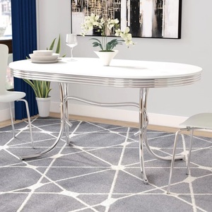 Top Selling 2026 Luxury <b>Dining</b> Room <b>Dining</b> <b>Table</b> Modern with Marble Top & Metal Shape Extendable Coffee <b>Table</b> High Quality - Product Image 5