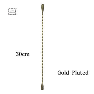 Juego de cucharas y palos de barra de acero inoxidable con logotipo personalizado, herramientas de camarero de metal para cócteles o juego de artículos de bar para uso doméstico - Product Image 6