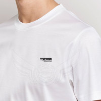 T-Shirt blanc à manches courtes pour hommes, fait en usine, personnalisé, nouvelle collection