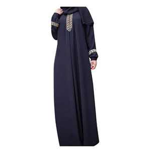 Robe Abaya Traditionnelle à Manches Longues, Style Casual, Grande Taille, Ethnique Islamique, Dubaï, Col Haut, Midi, Femmes, Logo Personnalisé, Adultes, OEM - Product Image 5
