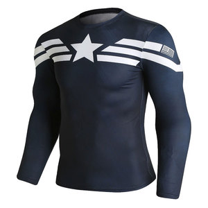 Rashguard MMA personnalisé sublimé, manches longues de haute qualité, t-shirt de compression pour homme pour le BJJ, le grappling et le fitness - Product Image 2