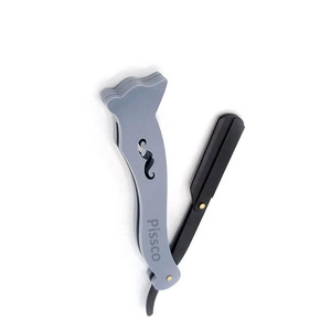 Navaja de peluquero para cortar y entresacar el cabello, soporte para cuchillos de salón de belleza, navaja de afeitar de filo recto para barbería, marca privada de barbería - Product Image 6