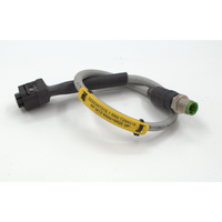 Câble de signalisation électrique robuste Atcovi 3222347315 complet 4P M12 mâle MQS 3P pour remplacement de plateformes de forage et mines souterraines