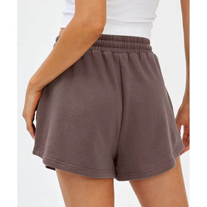 100% coton polaire Cargo Shorts 350gsm épais uni décontracté respirant séchage rapide écologique personnalisable coupe moderne - Product Image 5