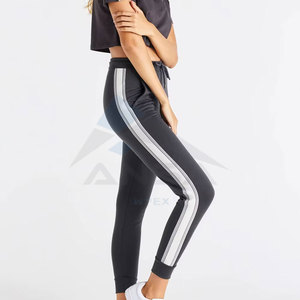 Pantalon évasé décontracté pour femme en toile respirante vert uni, conception OEM personnalisée, faible MOQ, taille XL, vêtement d'hiver, devant plat, confortable - Product Image 3