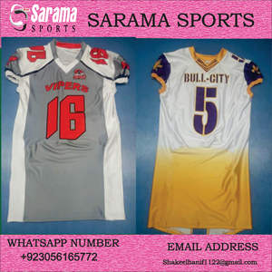 Maillot de Football américain, de Style à la mode, fabriqué au Pakistan, avec uniforme, vente en gros, nouvelle collection - Product Image 6