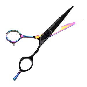 Ciseaux de coiffure professionnels 7 8 9 pouces haute dureté 400C ciseaux de coiffeur pointus en acier inoxydable ciseaux de cheveux - Product Image 4