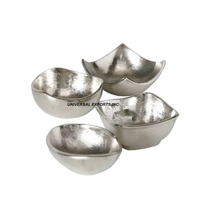 ชามช็อคโกแลตโลหะทรงโค้งมนดีไซน์เนอร์ทำด้วยมือสีทองชามช็อคโกแลตใหม่สไตล์คลาสสิก - Product Image 3