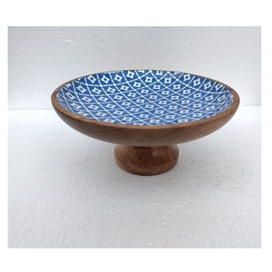 Soporte de pastel con estampado de madera Natural, respetuoso con el medio ambiente, de alta calidad, con estilo rústico de granja, para uso doméstico, Hotel y restaurante - Product Image 2