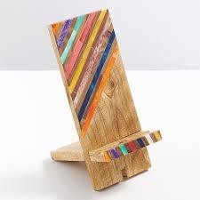 Soporte Móvil Portátil de Madera para Todos los Teléfonos Inteligentes, Soporte de Mesa para Celular con Decoración Móvil, Regalo Novedoso - Product Image 6