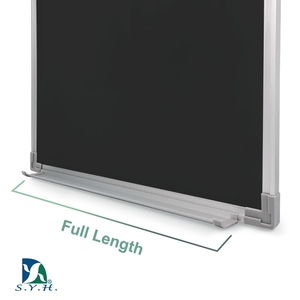 Pizarra Escolar Magnética con Marco de Aluminio y Protección de Esquinas de Plástico, Colores Blanco/Negro/Verde, Varios Tamaños - Product Image 5