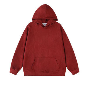 Sweats à capuche sur mesure pour hommes quantité minimale de commande bas Offre Spéciale hiver Style de rue grande taille sweats impression solide Opt OEM/ODM Services - Product Image 1