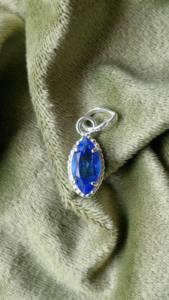 จี้แทนซาไนต์925เงินสเตอร์ลิงชุบเครื่องประดับแฮนด์เมดของขวัญสำหรับผู้หญิง - Product Image 6