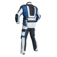 Combinaison de moto pour homme, veste imperméable, pantalon, combinaison blindée, maillot de course en cuir, doublure multicolore
