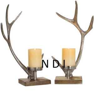 Portavelas de Metal de diseño único para boda de lujo, decoración de vajilla de Hotel, portavelas de Metal de la mejor calidad - Product Image 1