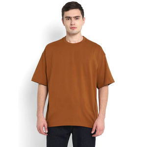 El mejor producto en contraste de diferentes colores, Camiseta de algodón de punto sólido pesado para hombre de INCREÍBLES - Product Image 1