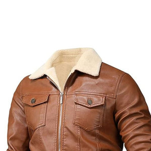 100% Material transpirable y de secado rápido hecho chaquetas de cuero para hombres tamaño adulto logotipo personalizado chaquetas de cuero para hombres - Product Image 3