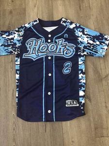 Maillot de baseball à sublimation personnalisée pour hommes, tissu en polyester respirant, tissu à mailles lâches avec logo OEM, vêtements de softball de gros - Product Image 6