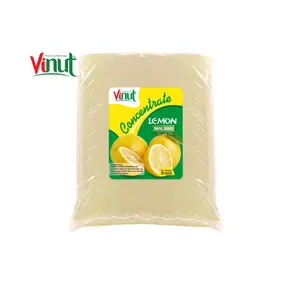 Sachet de concentré de vinaigre 30% de jus de citron, 10kg, société de fabrication du Vietnam, vrai jus de citron