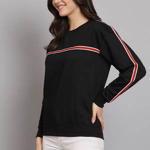 Sudadera con bordado alto a medida para mujer, ropa informal, sudadera de algodón 100% de calidad superior - Product Image 4